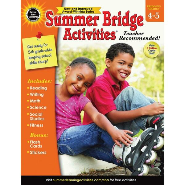 Carson Dellosa Summer Bridge Activites Book, Grades 4-5 1524150